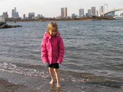 Paddling in Sea of Japan