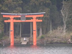 Torii gate on L Ashi