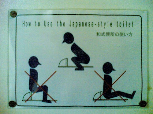 How to use a Japanese toilet