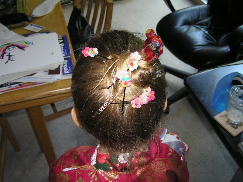 R Kimono hair