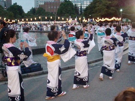 Obon dancers