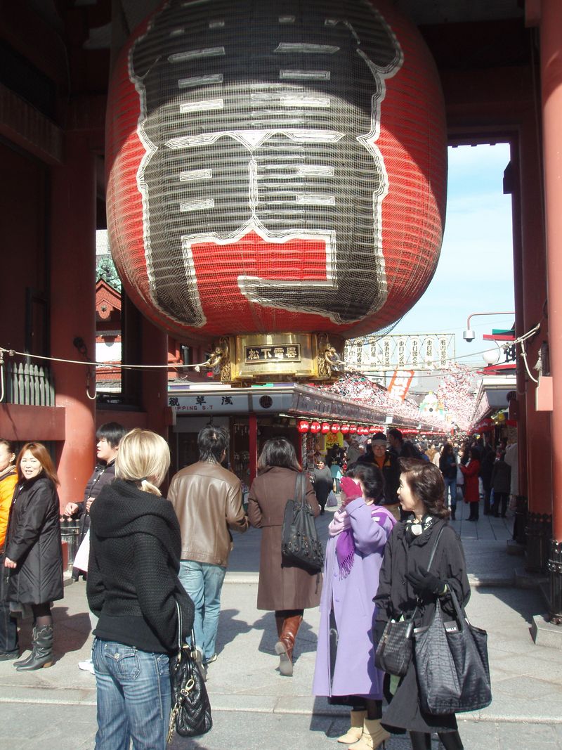 Temple entrance lantern