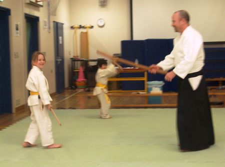 Aikido with sticks