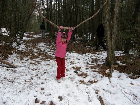 A small pink Tarzan