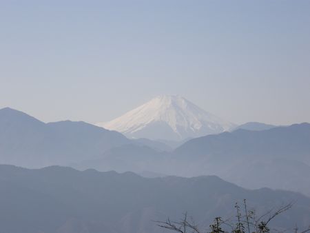 Fuji san from Mt Takao