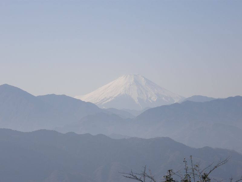 Fuji san from Mt Takao