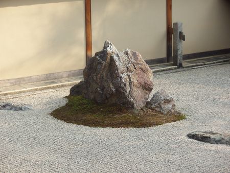 Ryoanji Zen Garden rock